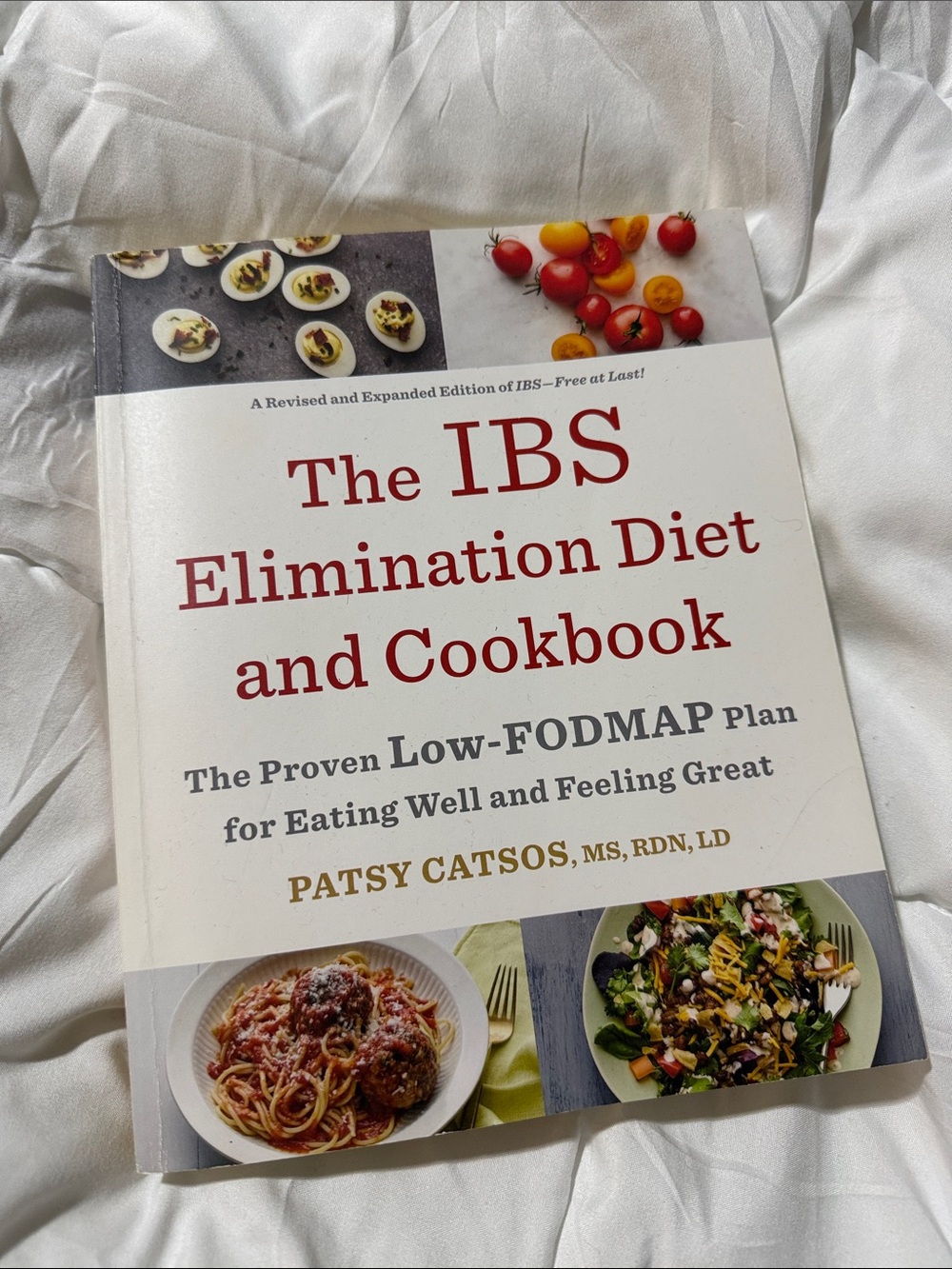 The IBS Elimination Diet and Cookbook - White/Cream Cover